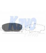KAVO PARTS - KBP9101 - Колодки тормозные TOYOTA PREVIA 05- передние